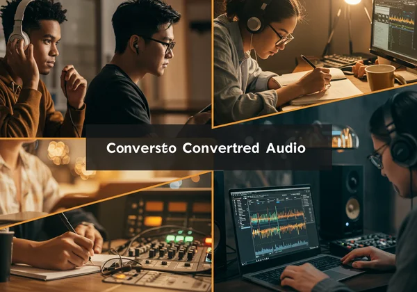 Varios usos creativos para audio convertido, incluyendo podcasts